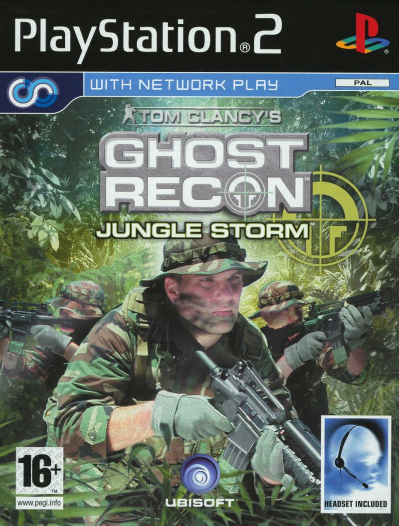 Ghost Recon Jungle Storm box art for Playstation 2